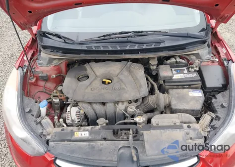 2013 Hyundai Elantra Limited из США, поврежденный, VIN KMHDH4AE3DU770540